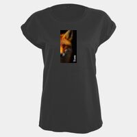 Women's extended shoulder tee Thumbnail