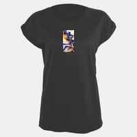 Women's extended shoulder tee Thumbnail