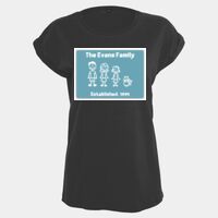 Women's extended shoulder tee Thumbnail